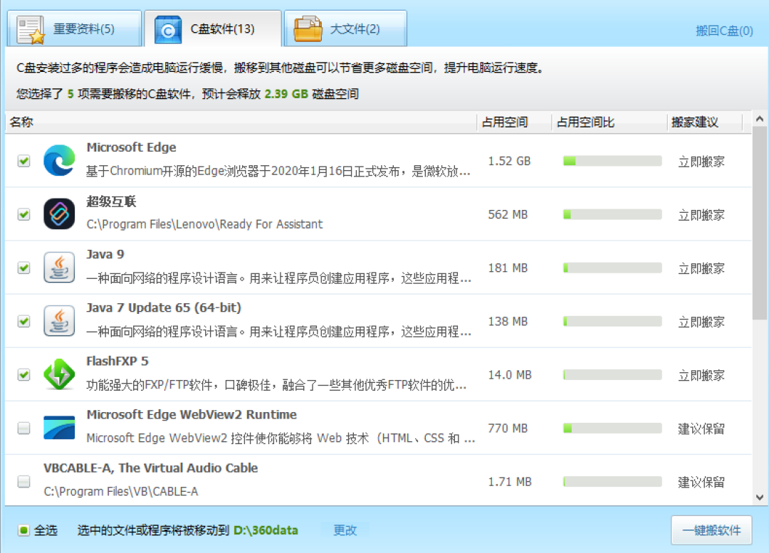 C盘清理大全，全功能版本，别找了都在这了。