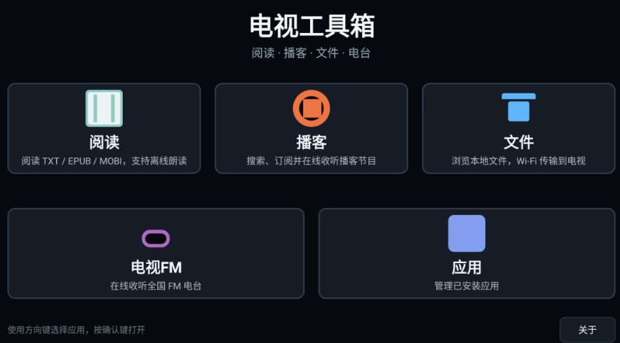 电视工具箱v1.3—7合1版,最低TV Android 4.4也能用了。 电视工具箱v1.3—7合1版,最低TV Android 4.4也能用了。